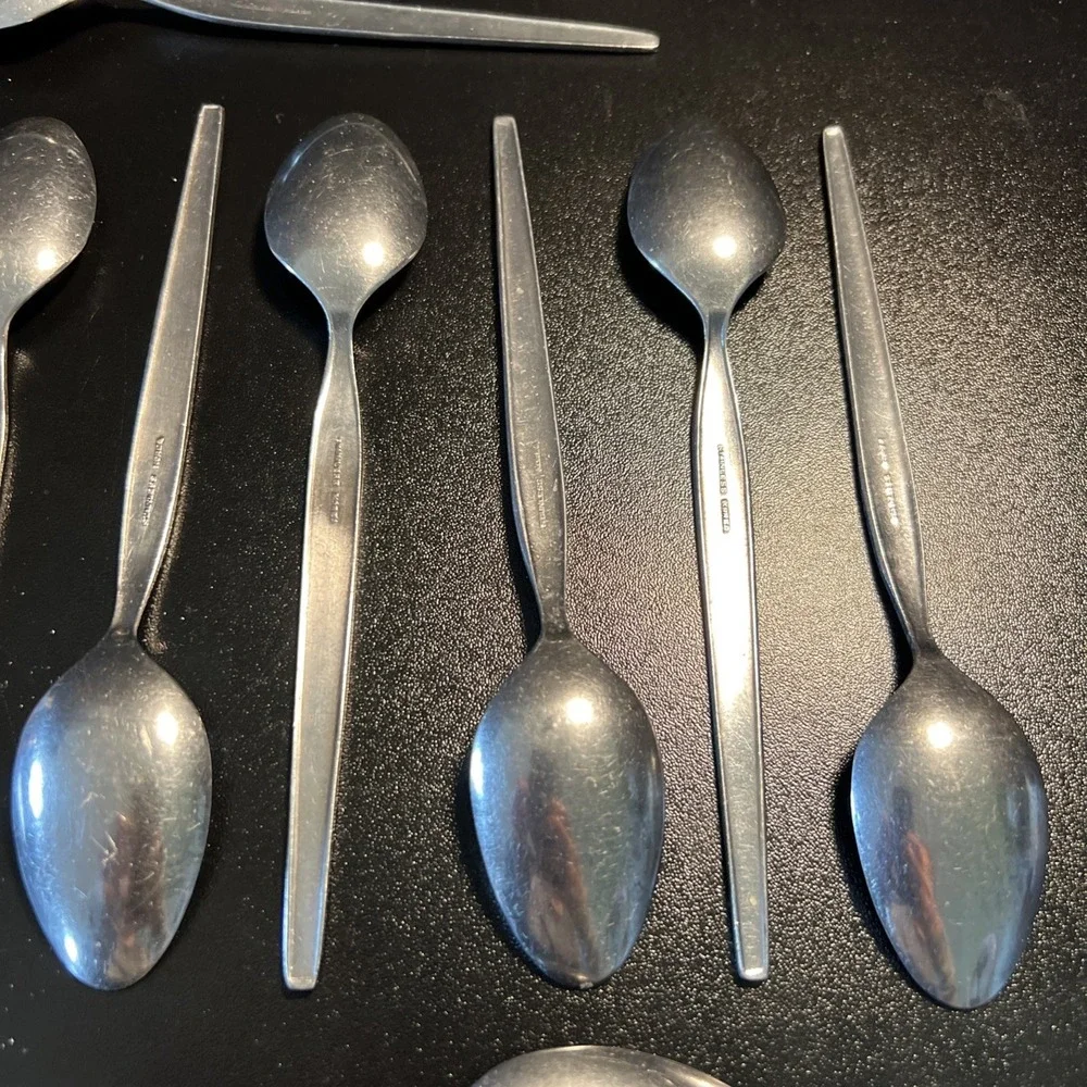 Lot of 12‎ Rogers Co Stanley Roberts ENSENADA Spoons Stainless Flatware 6.75